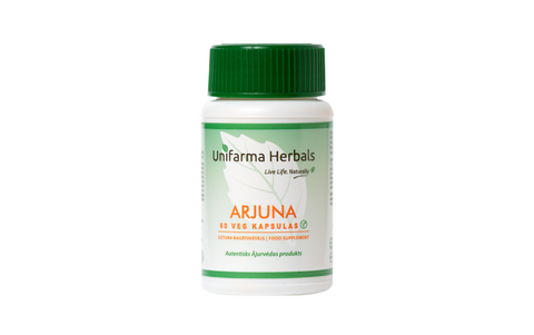 Ardžuna (Arjuna) Unifarma Herbals, 60 kapsulas