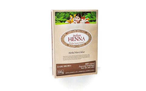 Henna pulveris - Dark Brown (tumši brūna), 100g