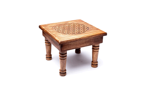 Koka galdiņš Dzīvības zieds, 30cm