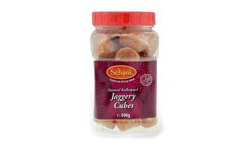 Nerafinēts cukurniedru cukurs (Jaggery) gabaliņos, 500g  (ieteic. līdz: 31.01.2026.)