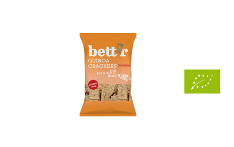 Kvinojas krekeri ar sezamu BIO, 100g