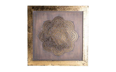 Dekors zelta mandala