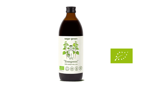 Evergreen - 100% bioloģiska nātru sula 500ml