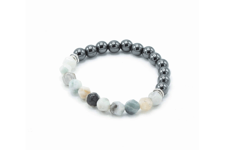 Rokassprādze magnetīts un nefrīts