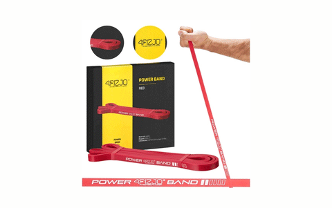 Pretestības gumijas josta 6-10kg, sarkana