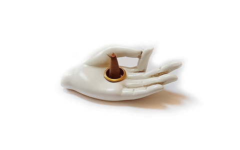 Smaržkociņu un konusu turētājs - plauksta