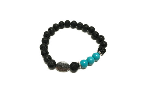 Lavas, tirkīza rokassprādze