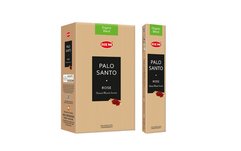 Palo Santo & Roze (HEM) smaržkociņi, 15g