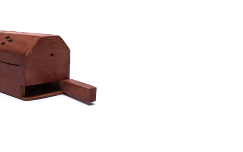 Koka smaržkociņu turētājs ar vāku, 30cm