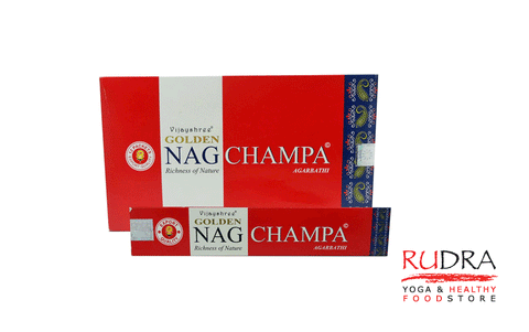 Golden Nag Champa smaržkociņi, 15g*