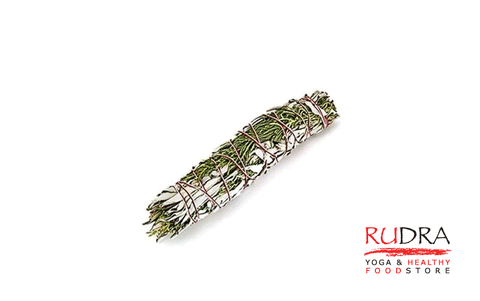 Baltā salvija un kadiķis (kaltēta), 10cm