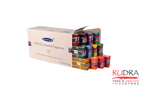 Satya smaržkociņu komplekts #5 (12 x 15g)