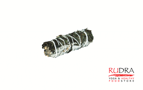 Baltā salvija un piparmētra (kaltēta), 10cm