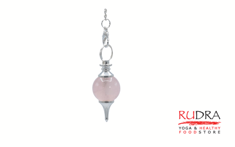Svārstiņš ar rozā kvarca bumbiņu
